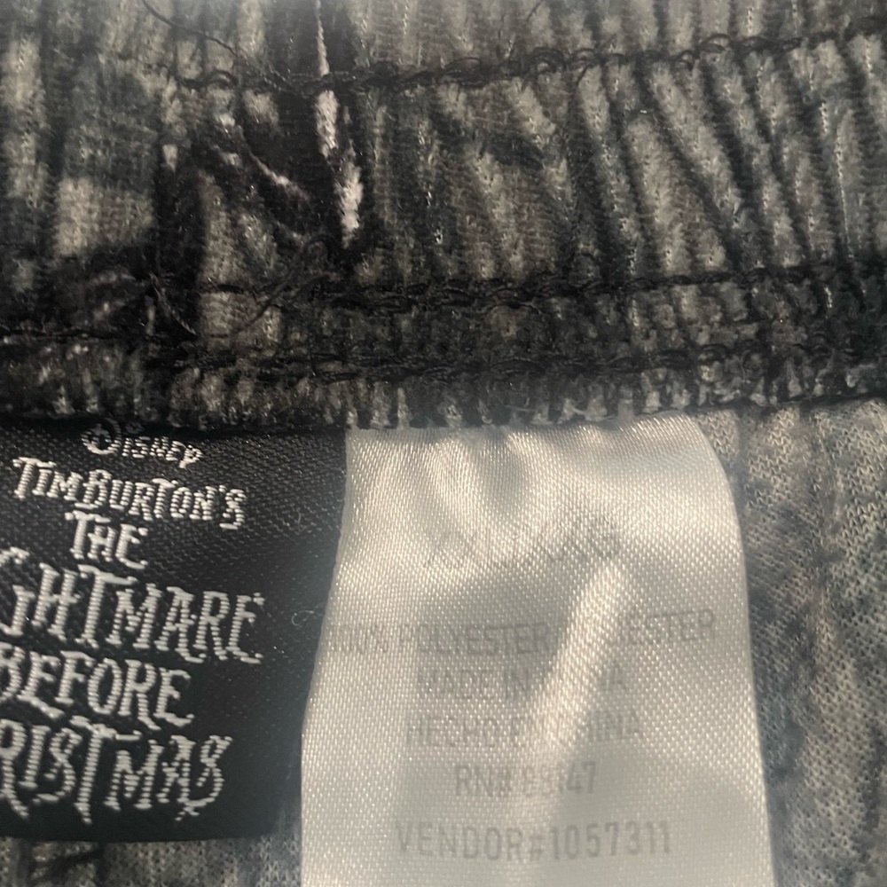Disney Black and Gray Nightmare Before Christmas Pajama Pants - Picture 3 of 8